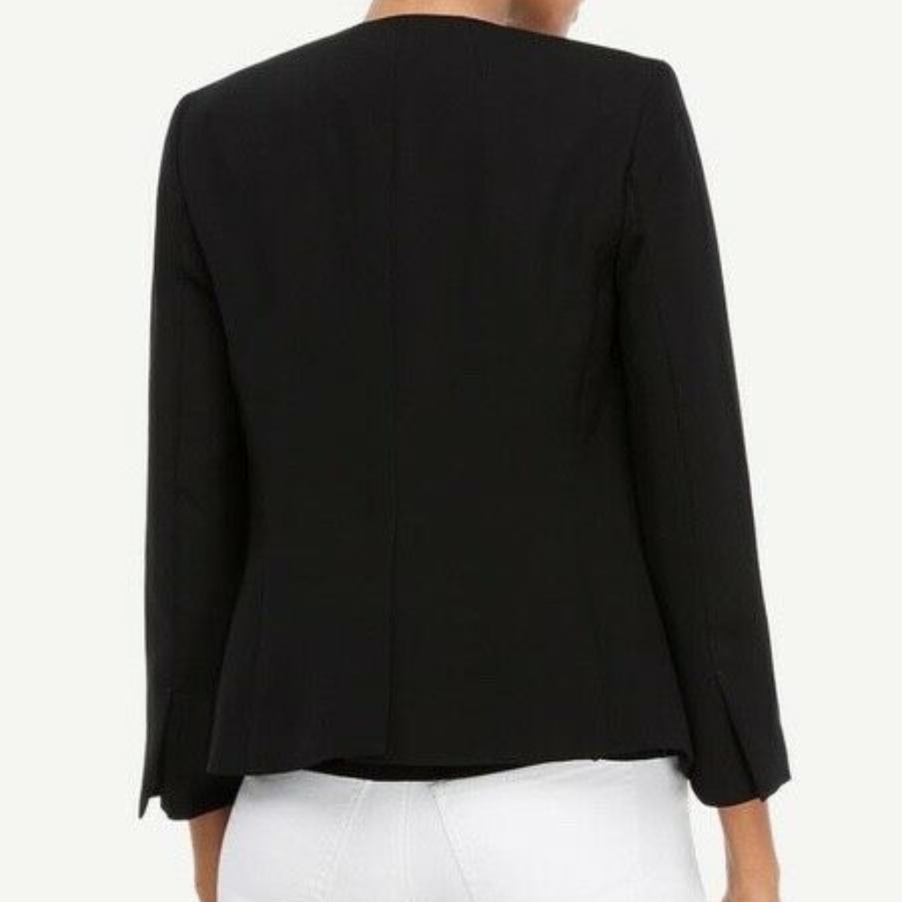 Women's Black Ann Taylor Blazer NWT Size 0 - Picture 3 of 8